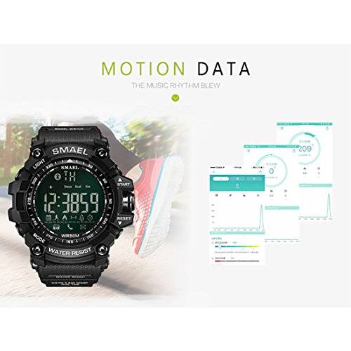 SMAEL Military Wrist Watch Casual Smart Watches Time Digital Watches LED Sport Watch wit..