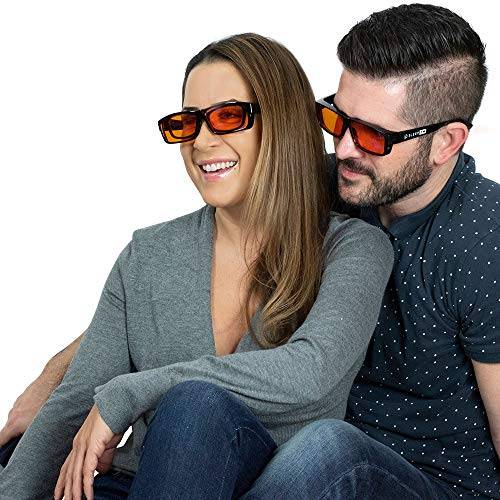 Sleep ZM FITOVER BLUE LIGHT BLOCKING GLASSES - COMPUTER GAMING GLASSES - SLEEP BETTER - Stop ..