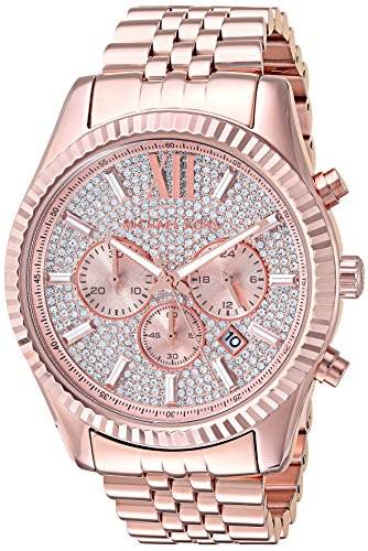 Michael Kors Men's Quartz Stainless Steel Casual Watch, Color:Rose Gold-Toned (Model: MK..