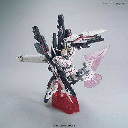 Bandai Hobby HGUC Full Armor Destroy Mode/Red Version "Gundam Unicorn" Model Kit (1/144 Scale)