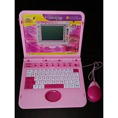 Kids Learning Laptop BLUE AND PINK