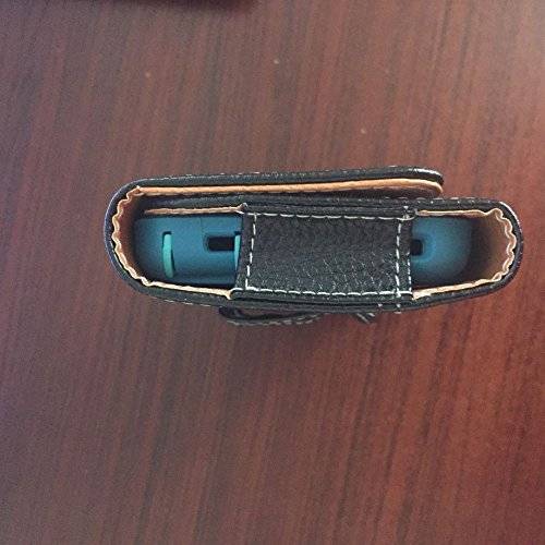 Kingsource Quliaty Leather Pouch Holster Case with Metal Belt Clip Compatible For iPhone 8 iPhone 7