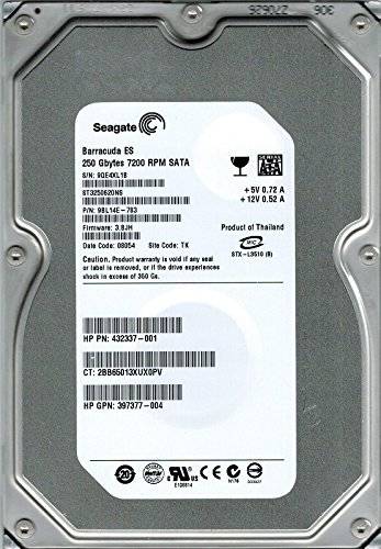 Seagate Barracuda 250GB 7200Rpm SATA