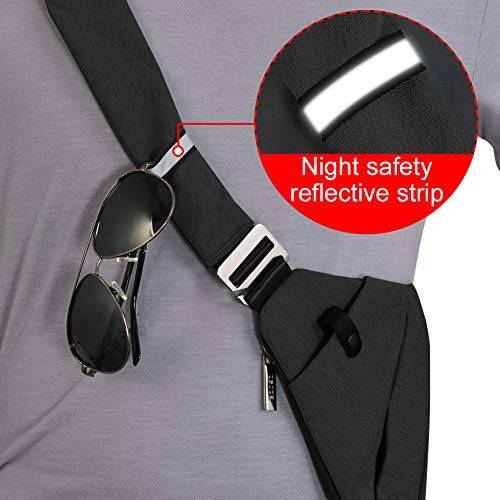 OSOCE Sling Bag Chest Shoulder Bag,Crossbody Backpack Waterproof Multipurpose Daypacks for Travel S