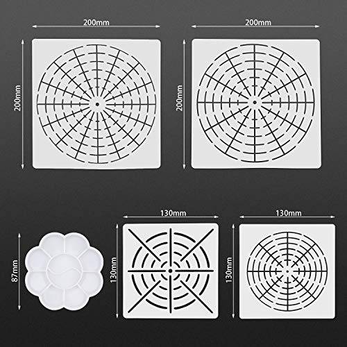 Futohon Mandala Dotting Tools for Rock Painting with Pen Dotting Tools Mandala Stencil Acrylic Dott