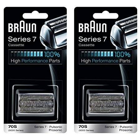 BRAUN 70S 9000 Series 7 Pulsonic Prosonic Shaver Foil & Cutter Head Replacement Cassette Cartridge,