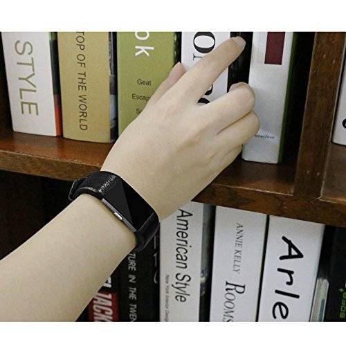 For Fitbit Charge 2 Bands, Genuine Leather Replacement Bands for Fitbit Charge 2