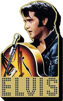 PopShoppes Elvis Presley PopBox (Deluxe Gift Bundle Set includes Large Tin Fun Box, Matchbox Playin