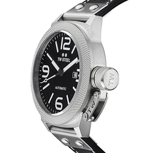 TW Steel Men's CS6 Analog Display Black Watch