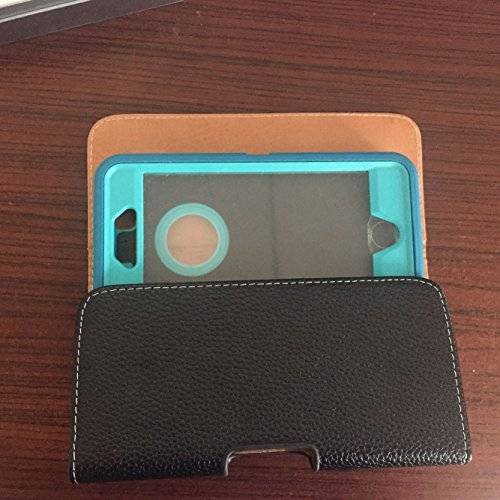 Kingsource Quliaty Leather Pouch Holster Case with Metal Belt Clip Compatible For iPhone 8 iPhone 7