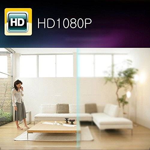 SECURCAMO Wi-Fi Night Vision Spy Camera Security Hidden Camera Alarm Clock Motion Detection HD 1080