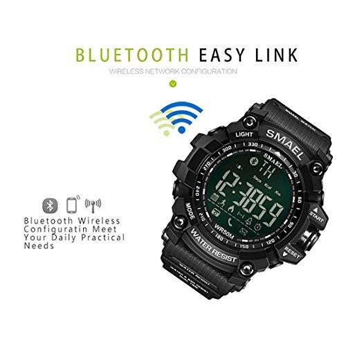 SMAEL Military Wrist Watch Casual Smart Watches Time Digital Watches LED Sport Watch wit..