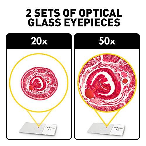 NATIONAL GEOGRAPHIC Dual Microscope Science Lab - Full Exploration Kit including over 50 Science Ac