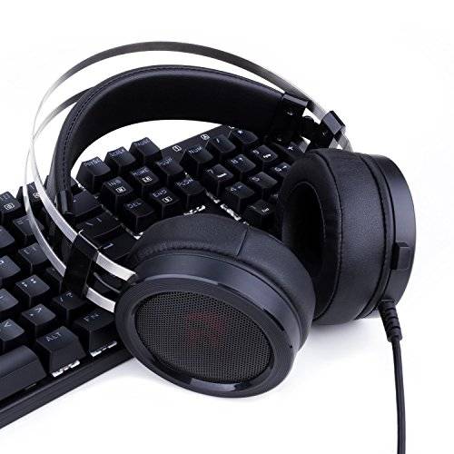 Redragon H901 Gaming Headset with Microphone for PC, PC Gaming Headphones with Mic and Built-..