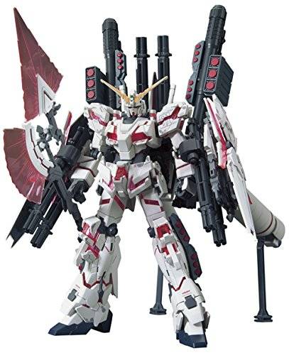 Bandai Hobby HGUC Full Armor Destroy Mode/Red Version "Gundam Unicorn" Model Kit (1/144 Scale)