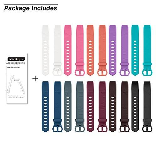 Fitbit Alta HR and Alta Bands, Greeninsync Fitbit Alta Accessory Replacement Band Large Small for F