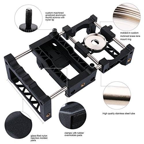 Elecguru PRO Universal Smartphone Camera Accessories Set Rig Full-Featured Camera Rig with Wide Ang