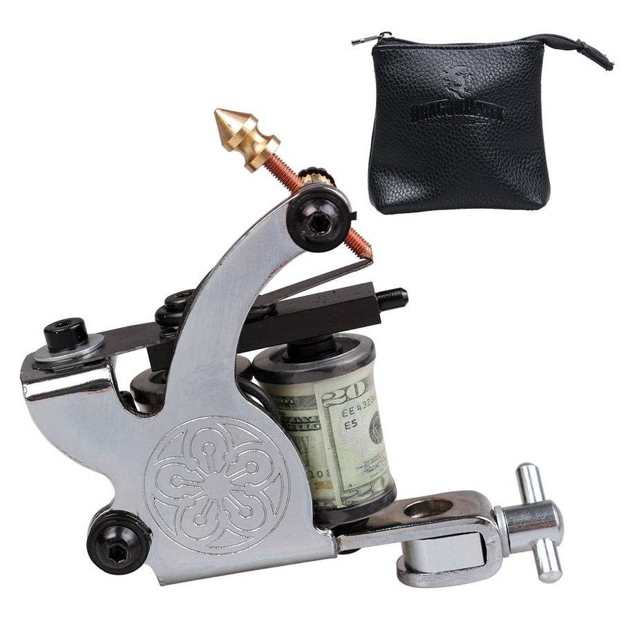 Complete Tattoo Kit Machines Color Inks Power Supply Y-017