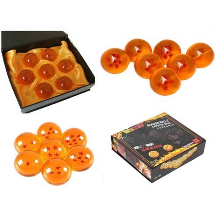 Dragon Ball Z Dragonballs Crystal Ball Set of 7pcs Anime New in Box