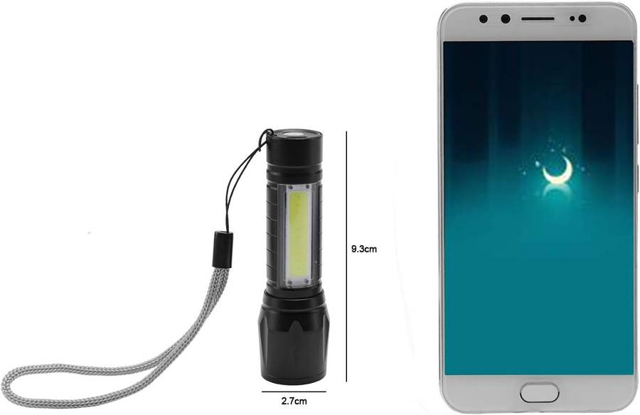 Mini LED Flashlight Rechargeable Torch Light LED COB Work Light