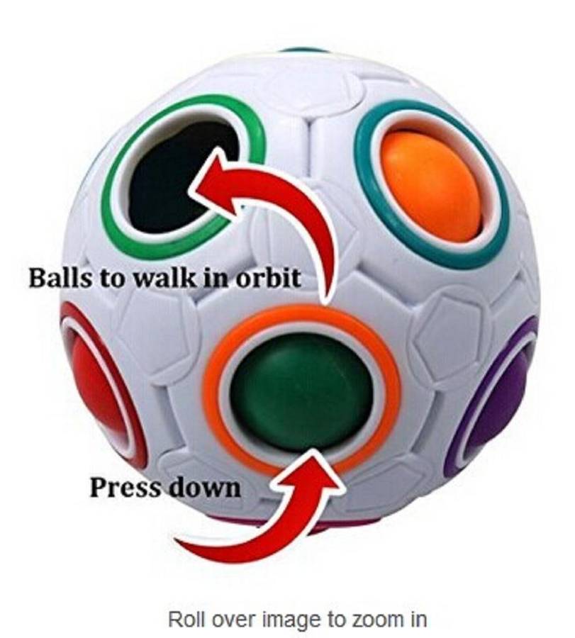 Magic Rainbow Ball Magic Cube Puzzle