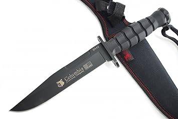 Columbia SA43 black 30 cm hunting knife With Sheath