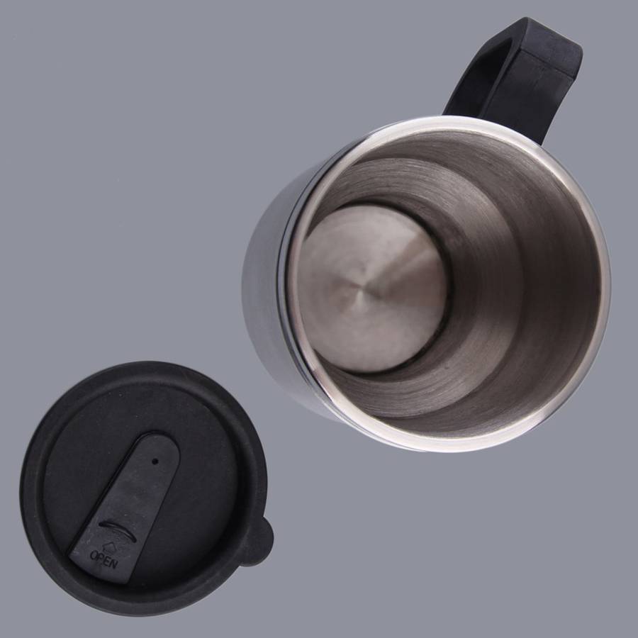 Heated Travel Mug ( Stainless Steel )