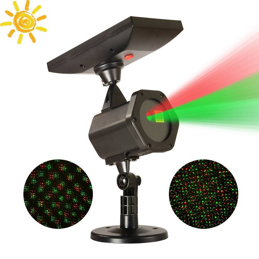 Outdoor Solar Lawn Light Sky Laser Garden Decoration Waterproof IP65 Spotlight.