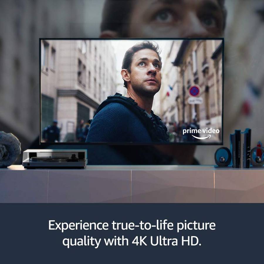 Fire TV Stick 4K Ultra-HD with Alexa Voice Remote, streaming media player