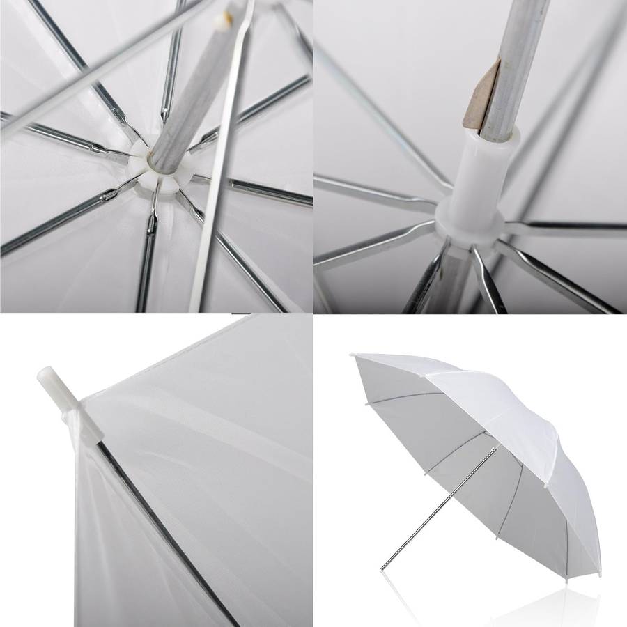Photography Umbrella Lighting Kit, 1000W 5500K Photo Portrait Continuous Reflector Lights for Camera