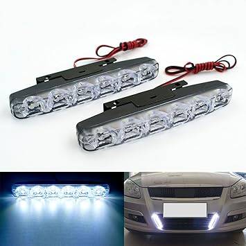 2PCS LED Daytime Running Light Universal.