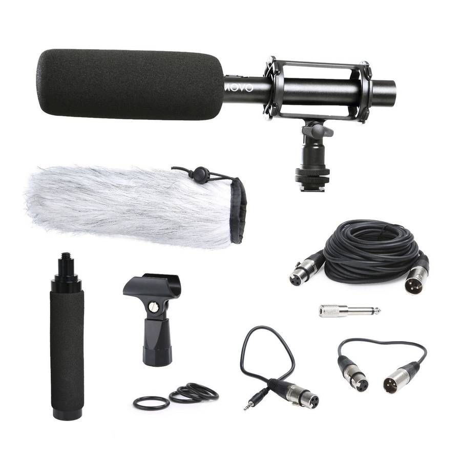Movo Photo VXR100L Professional 15" Supercardioid Condensor Shotgun Video Mic...