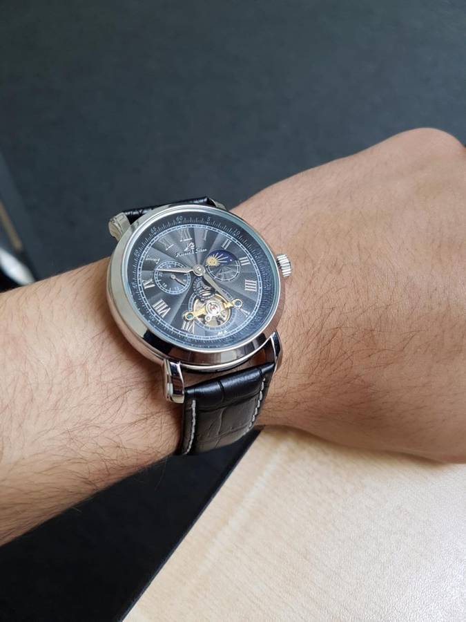 late entry!! KRONEN & SOHNE Moonphase Skeleton Tourbillon Chrono Watch Brand new w/ BOX, PAPERS