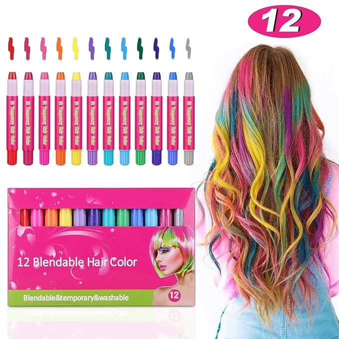 12 blendable hair color