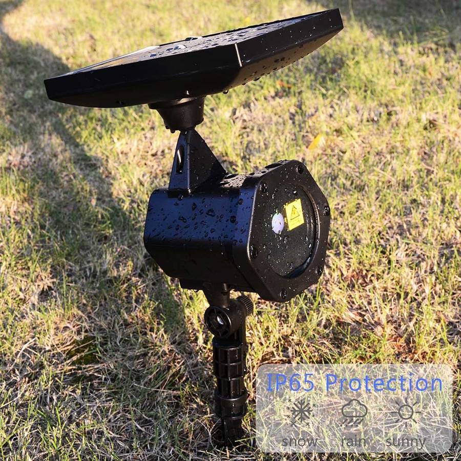 Outdoor Solar Lawn Light Sky Laser Garden Decoration Waterproof IP65 Spotlight.