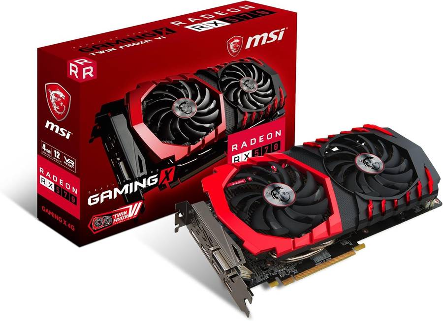 MSI RX570 4G Gaming X card - excellent condition comes in original packaging