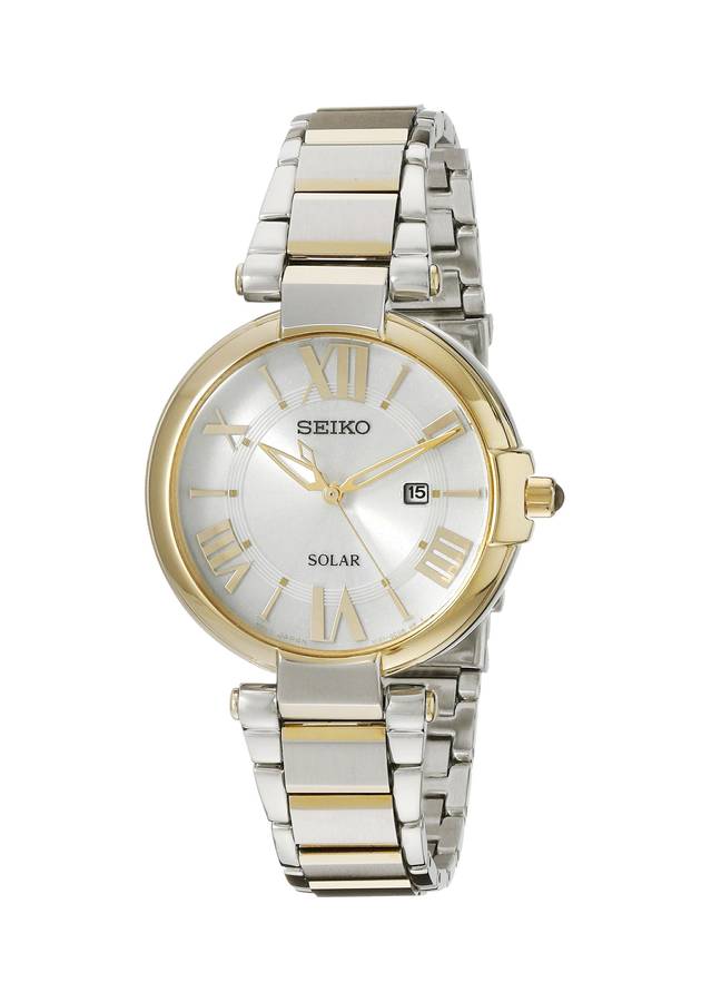 Seiko Women's SUT174 Analog Display Japanese Quartz Two Tone Watch
