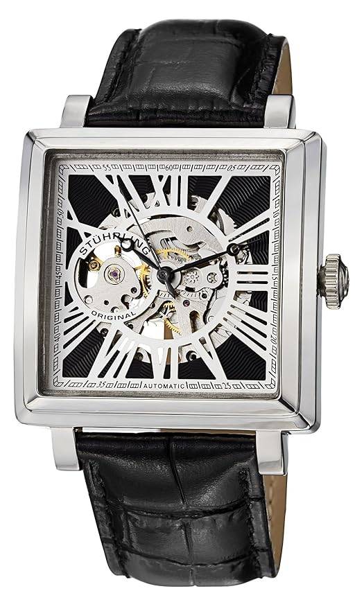 R6950-00 retail value**  STUHRLING ORIGINAL Men's Automatic Chariot Dual Leather Set Brand new!!