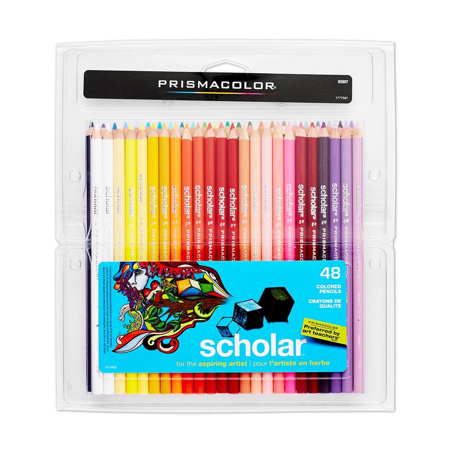 Prismacolor Scholar Colored Pencils 48-Count