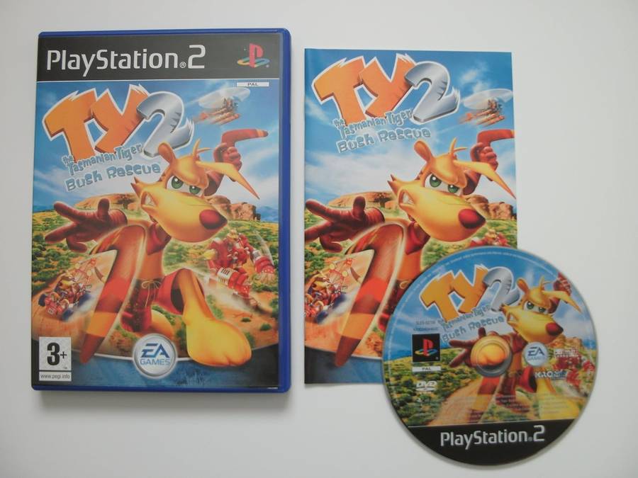 PS2 TY THE TASMANIAN TIGER 2 BUSH RESCUE / AS NEW / BID TO WIN