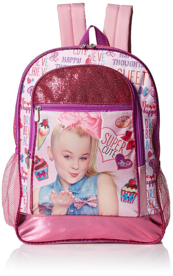 Nickelodeon Girls' Jojo Backpack Pink