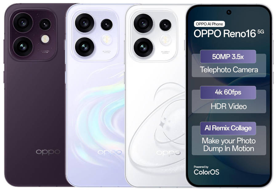 OPPO Reno16 5G 256GB  Brand New | Mixed Colours
