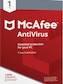 McAfee AntiVirus PC 1 Device 1 Year McAfee Key SA / Global use