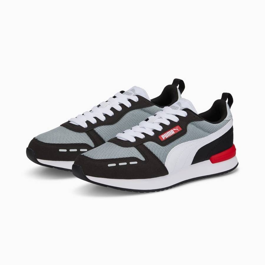 Puma R78 Grey Black Sneakers
