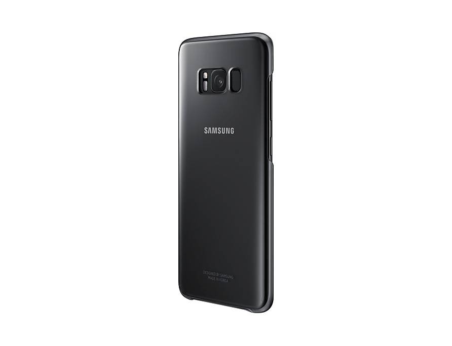 Samsung Galaxy S8 Clear Cover - Black