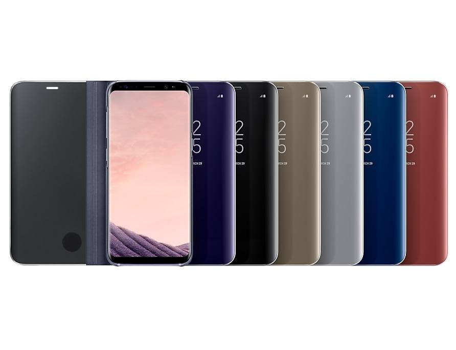 GALAXY S8 CLEAR VIEW OR LED VIEW COVER BLK ORIGINAL