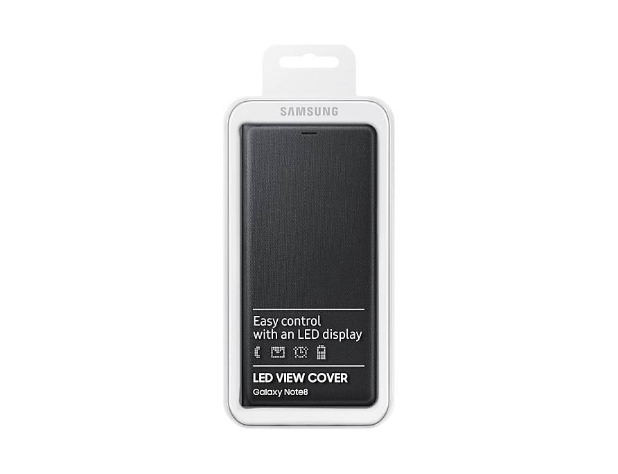 Galaxy Note 8 LED View Cover - Black