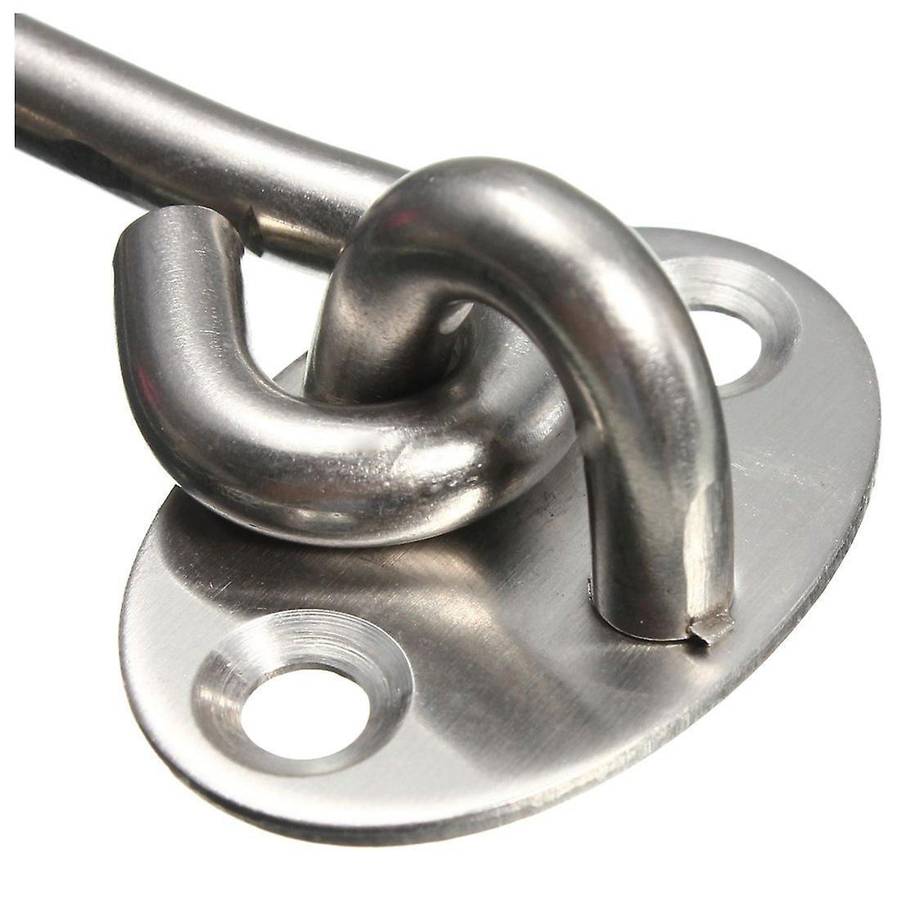 Stainless Steel Cabin Hook and Eye Lock for Shed, Door(200 Mm/8 Inch)