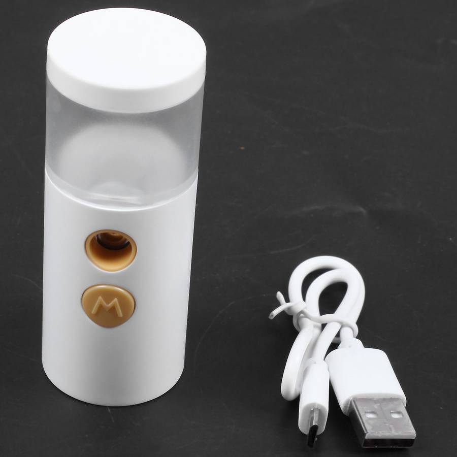 White 20ml Portable Nano Mist Sprayer Facial Body Steamer Instruments