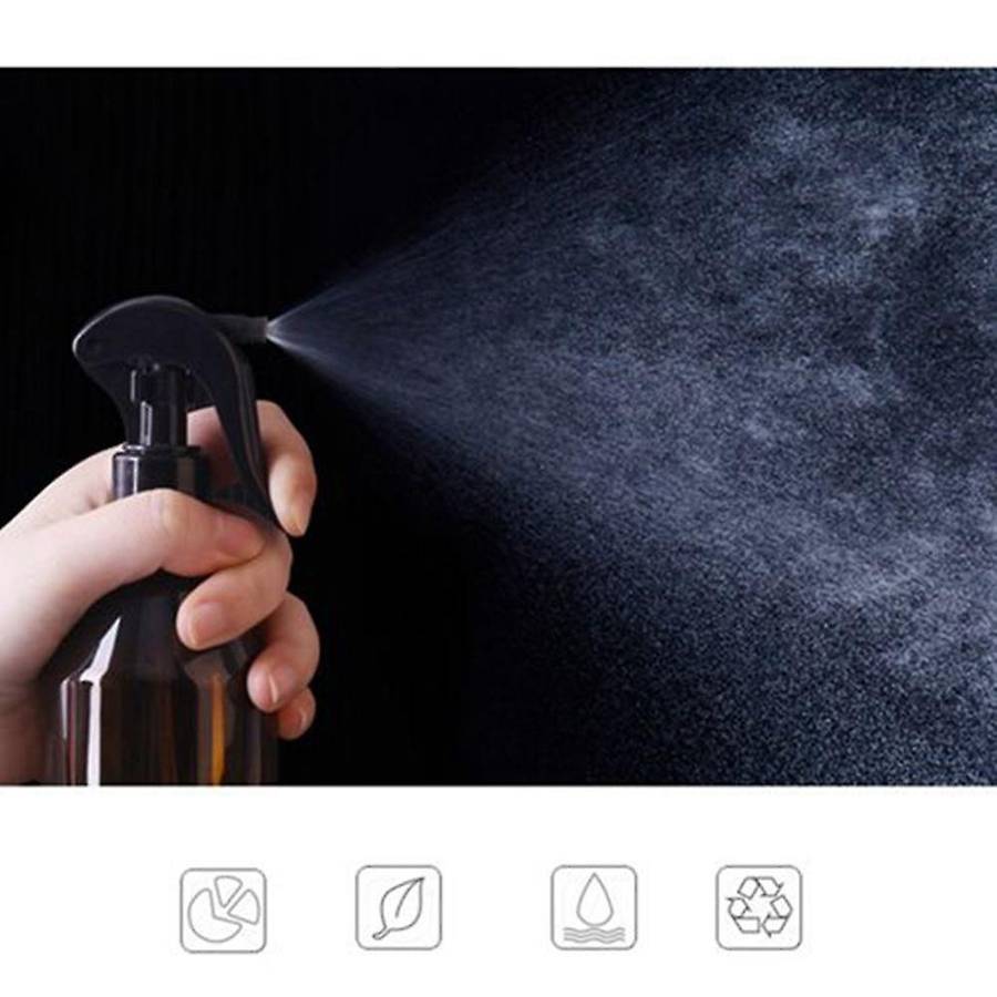 2 Pcs 300 Ml Empty Amber Plastic Spray Bottles for Essential Oils